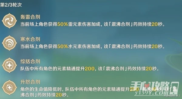 《原神》3.6合劑演進全關卡滿獎勵通關攻略