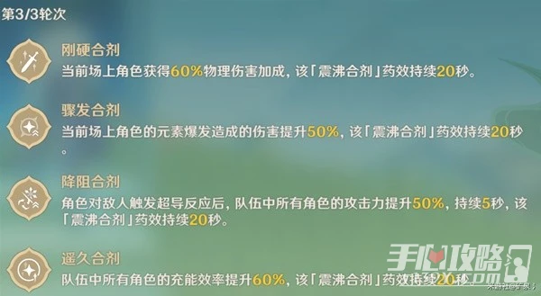 《原神》3.6合劑演進全關卡滿獎勵通關攻略