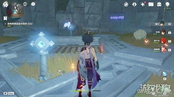 原神黑翳漸濃隱兇險敲鐘點解謎攻略 完整任務流程