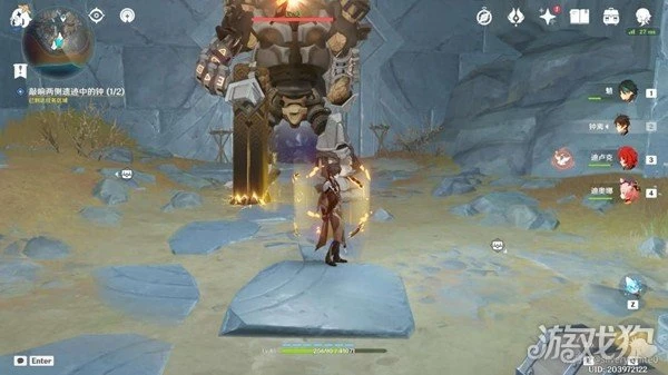 原神黑翳漸濃隱兇險敲鐘點解謎攻略 完整任務流程