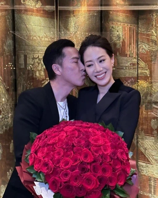 汪詩詩42歲生日　甄子丹送百枝玫瑰高調放閃