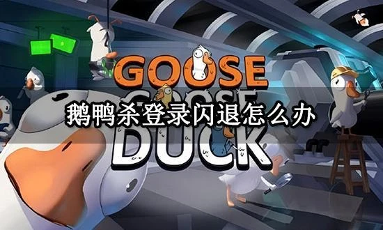 鵝鴨殺登錄閃退怎麼解決 遊戲登錄不了解決方法