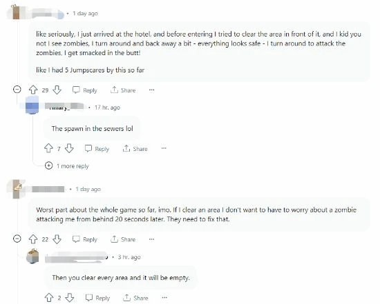 玩家對《死亡島2》殭屍刷新不滿：老在背後憑空出現