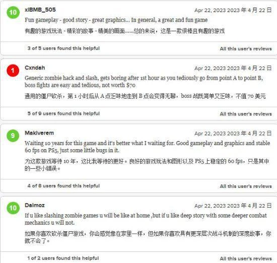 《死亡島2》M站用戶評分7.4分：比《消光2》還好玩