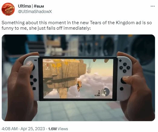 笑死!玩家發現《王國之淚》廣告中也有手柄漂移問題