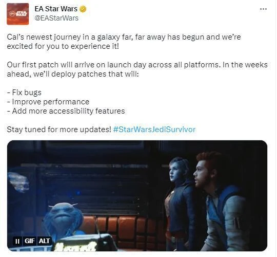 《星戰倖存者》首日將更新補丁 以修復遊戲性能問題