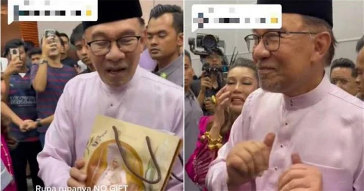 安華巡KLCC開齋節展銷會　商家送禮首相付錢