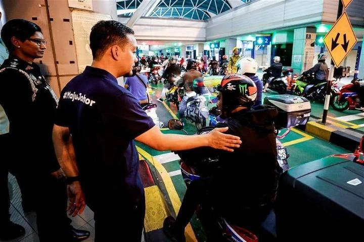 柔大臣連續3天巡視新山關卡 　監督通關情況