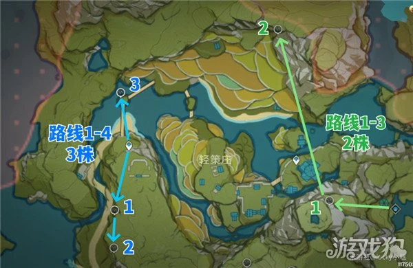 原神琉璃袋採集路線大全 236個點位分布