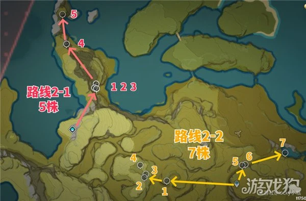 原神琉璃袋採集路線大全 236個點位分布