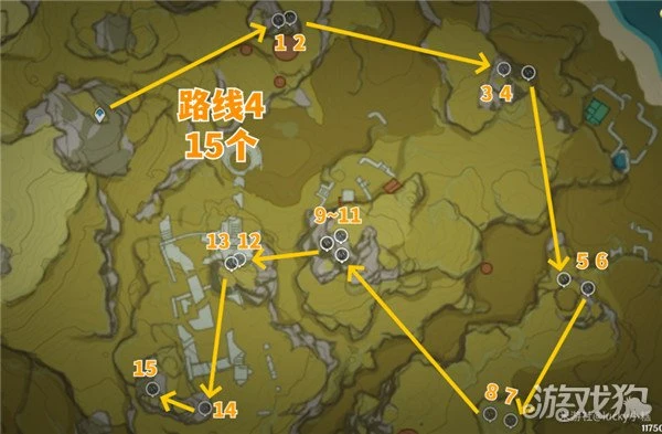 原神琉璃袋採集路線大全 236個點位分布