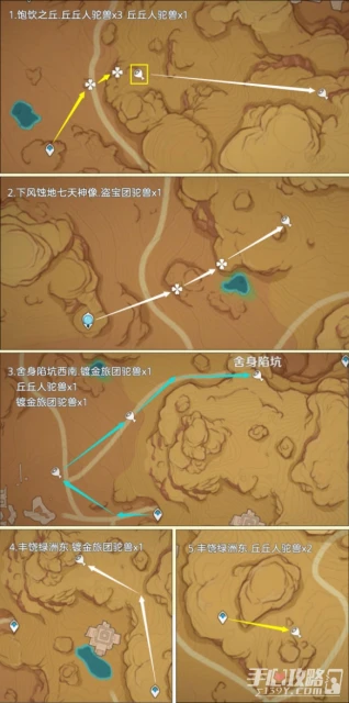 《原神》載貨駝獸路線匯總