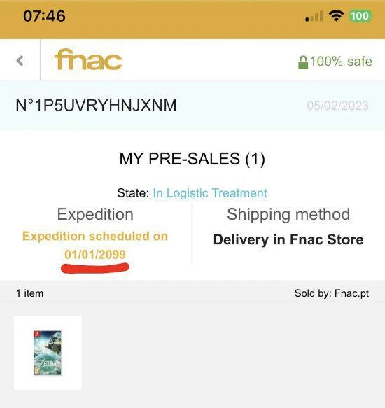 還要再等80年？《王國之淚》零售商把交貨日期弄錯了