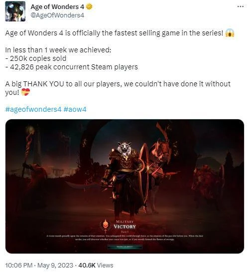 《奇蹟時代4》發售未滿一周 銷量破25萬份