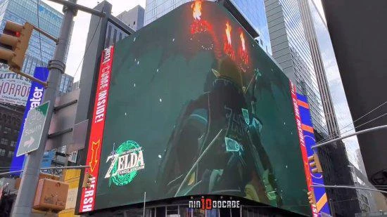 還剩2天！《王國之淚》宣發登紐約時代廣場大螢幕