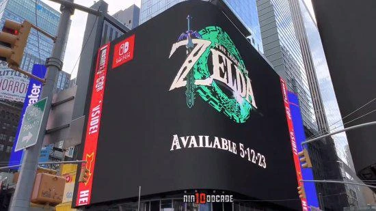 還剩2天！《王國之淚》宣發登紐約時代廣場大螢幕