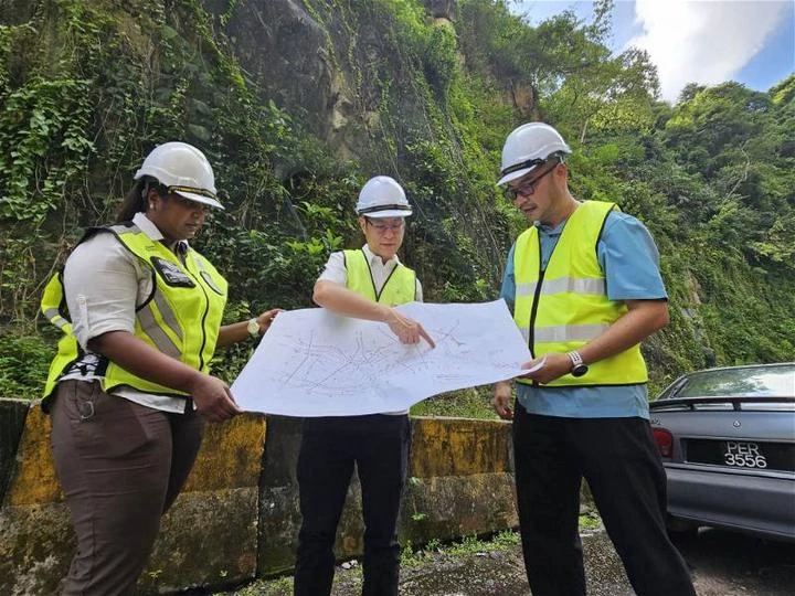檳政府撥出770萬令吉巨資　鞏固壟尾400公尺山壁