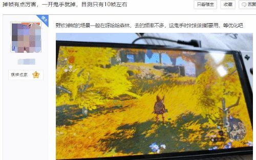 玩家反饋遊戲掉幀 影響《王國之淚》遊戲體驗