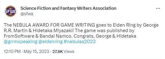 宮崎英高攜《艾爾登法環》獲星雲獎！宮崎駿後第二人