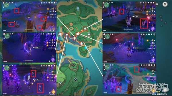 原神鳴草採集路線一覽 15分鐘拿下134個