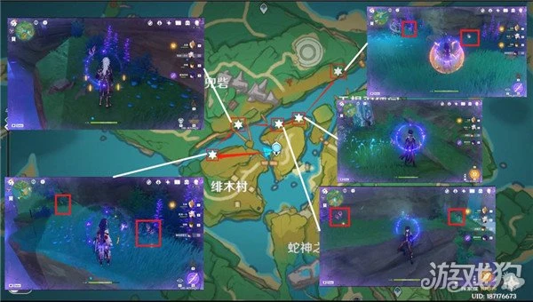 原神鳴草採集路線一覽 15分鐘拿下134個