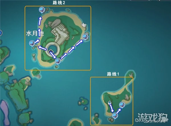 原神海靈芝採集路線大全 168個點位分享