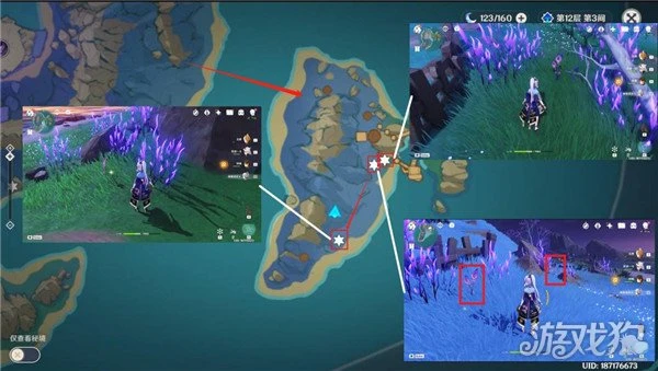 原神鳴草採集路線一覽 15分鐘拿下134個