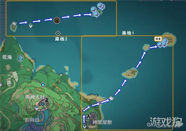 原神海靈芝採集路線大全 168個點位分享