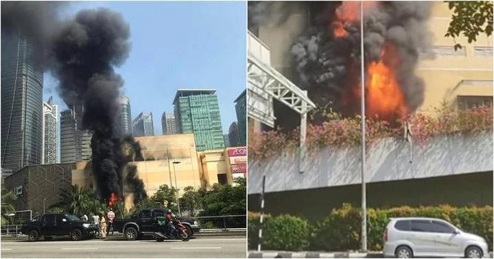 火災濃煙沖天　網民：谷中城，你還好嗎？