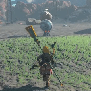 《塞爾達：王國之淚》岩石章魚怪升級