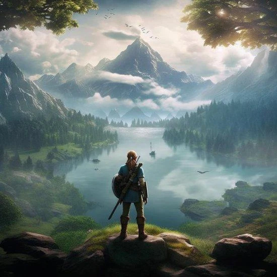 戰神之父陰陽《王國之淚》畫面：讓AI教任天堂做美術