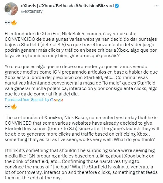 外媒：《星空》還沒發售 但已經有網站準備打低分了