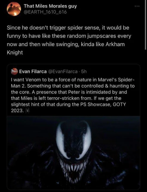 粉絲為《漫威蜘蛛俠2》獻計 讓毒液變得更加強大