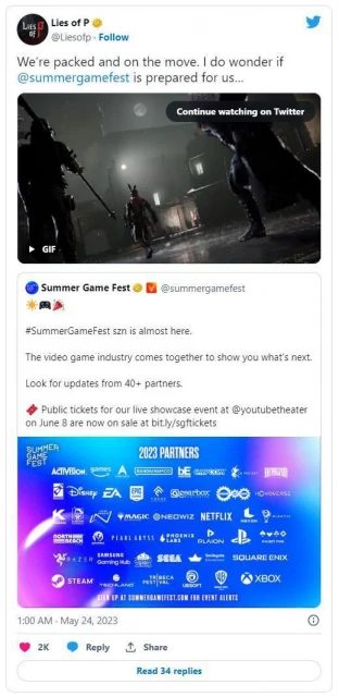 《匹諾曹的謊言》確認亮相夏季遊戲節2023