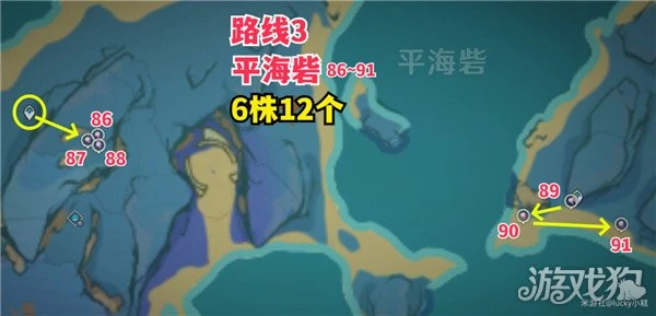 原神天雲草實採集路線分享 190個點位一覽