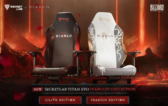 Secretlab《暗黑4》聯名電競椅 風格酷炫值得擁有!