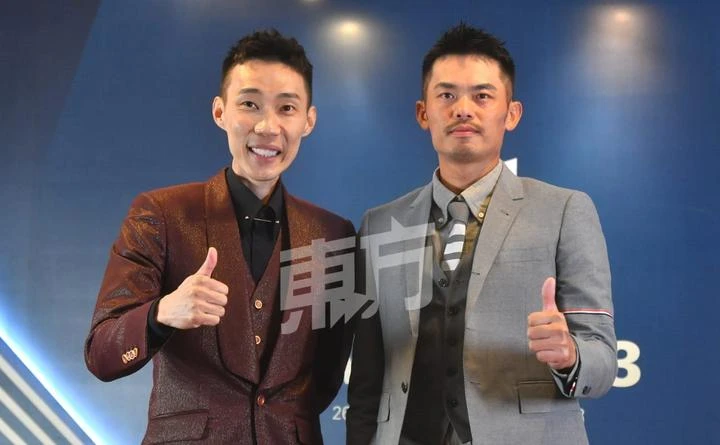 李宗偉與林丹久違同台　再現「左林右李」風采