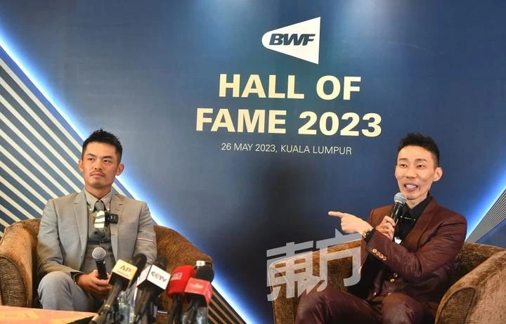 李宗偉與林丹久違同台　再現「左林右李」風采