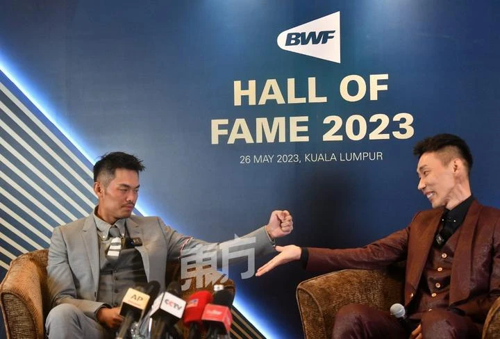 李宗偉與林丹久違同台　再現「左林右李」風采