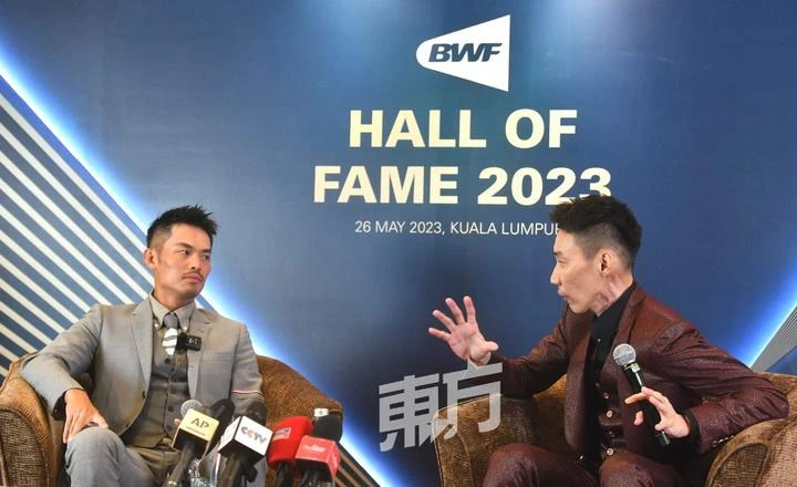 李宗偉與林丹久違同台　再現「左林右李」風采