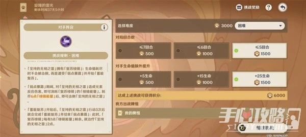 《原神》3.7版鑄境研煉第五關滿分通關攻略