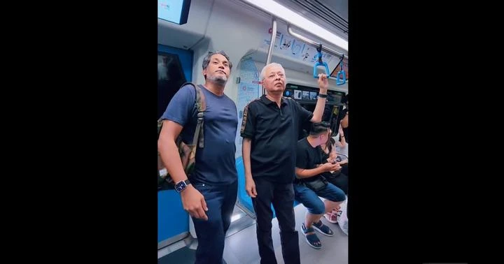 沙比里與凱里不戴口罩搭MRT　網批Rapid KL雙標：為何VVIP可不戴？