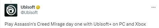 上線立刻玩 育碧宣布《AC幻景》首發登陸Ubisoft+