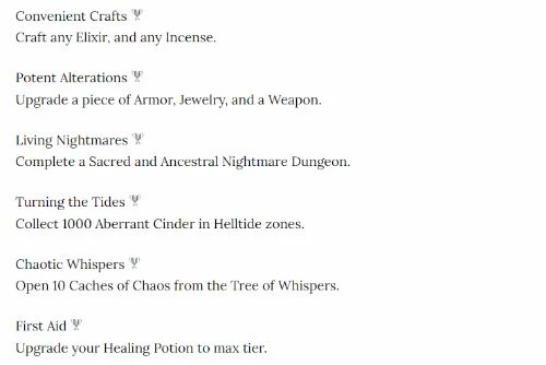 《暗黑破壞神4》獎盃列表流出:1白金6金12銀7銅