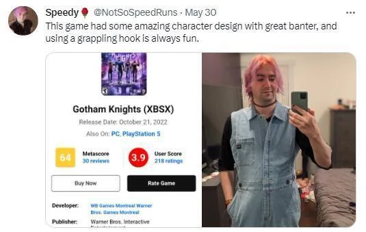 《魔戒咕嚕》差評如潮 各遊戲製作人紛紛發聲求善待