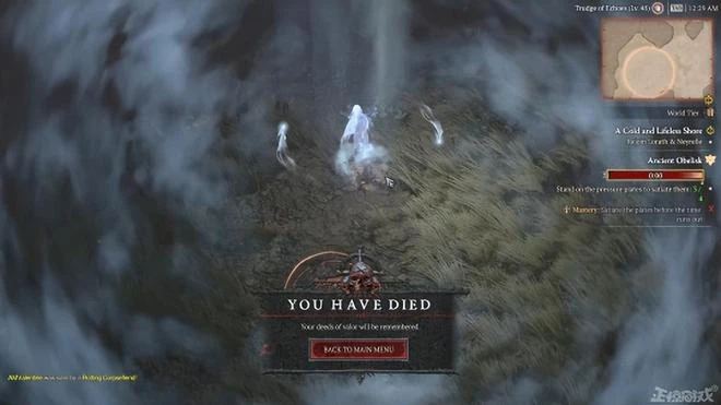 玩德魯伊的都這樣?主播爆肝《暗黑4》硬核模式,打盹2秒存檔全無