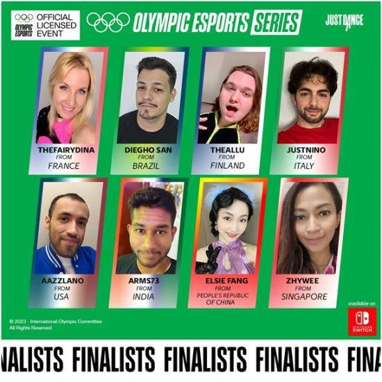 奧林匹克電子競技系列賽《舞力全開》參賽選手公布