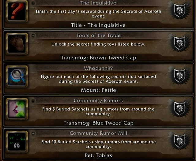 魔獸世界數據挖掘：新世界事件——艾澤拉斯的秘密