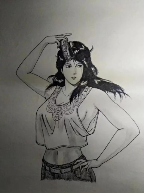 和父親一起做遊戲的阿魯