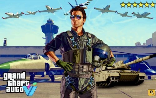 曝《GTA6》將有6星通緝 坦克、戰機進行軍事打擊